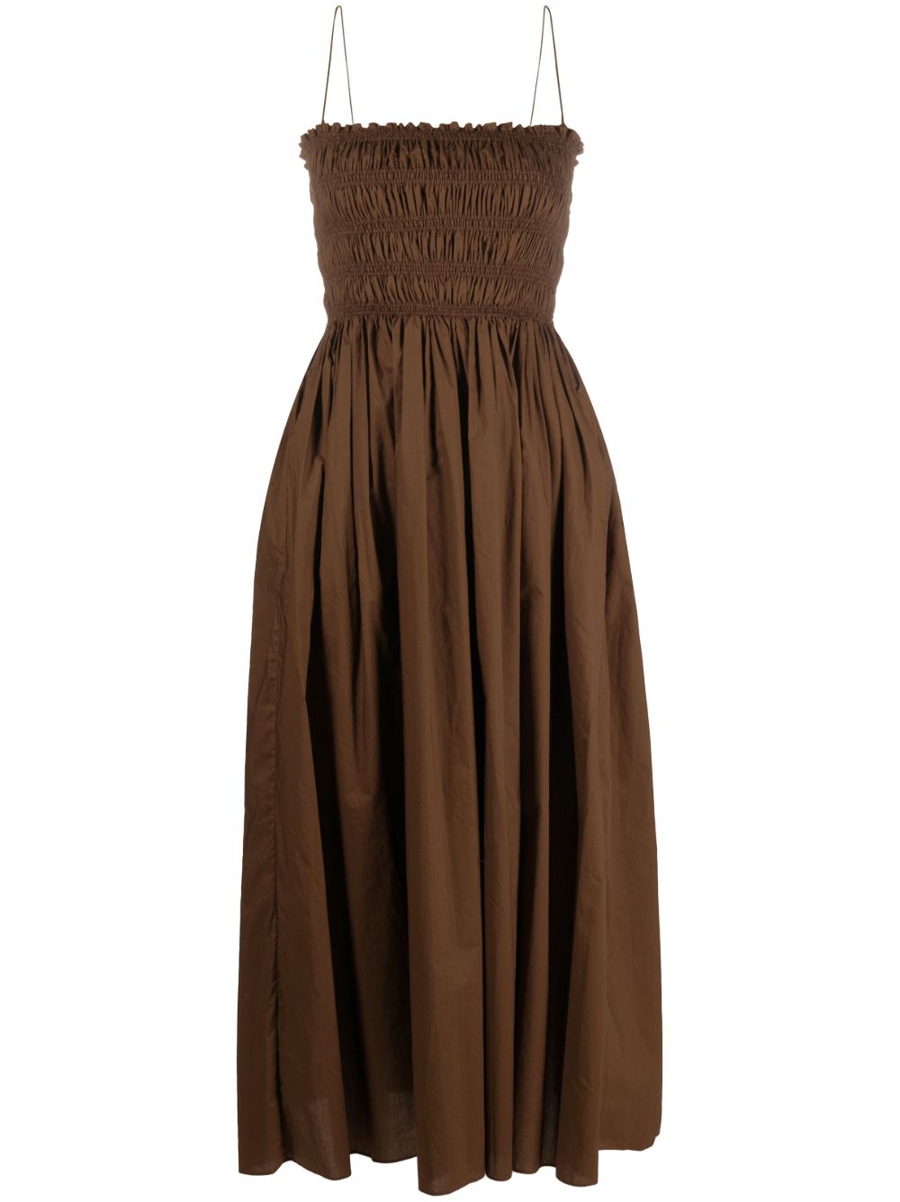 COTTON MIDI DRESS