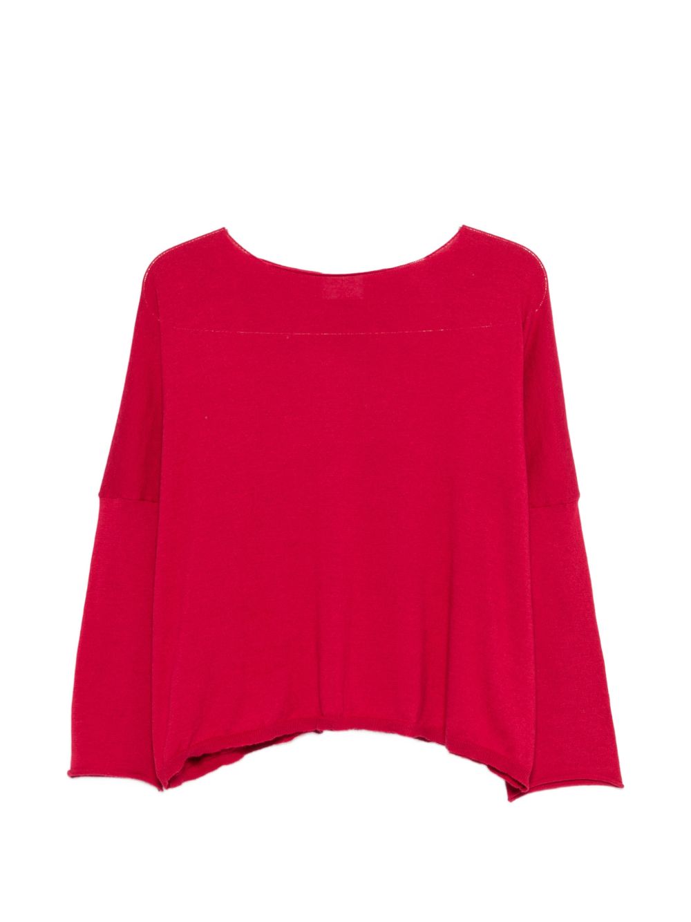 COTTON BOAT-NECK SWEATER