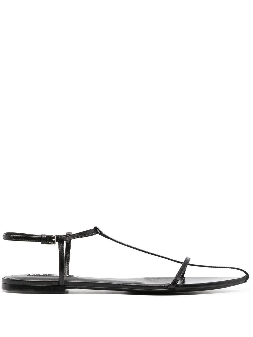 LEATHER FLAT SANDALS