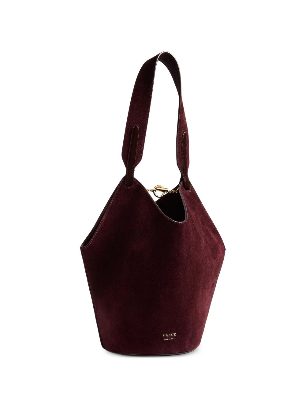 LOTUS MINI LEATHE BUCKET BAG