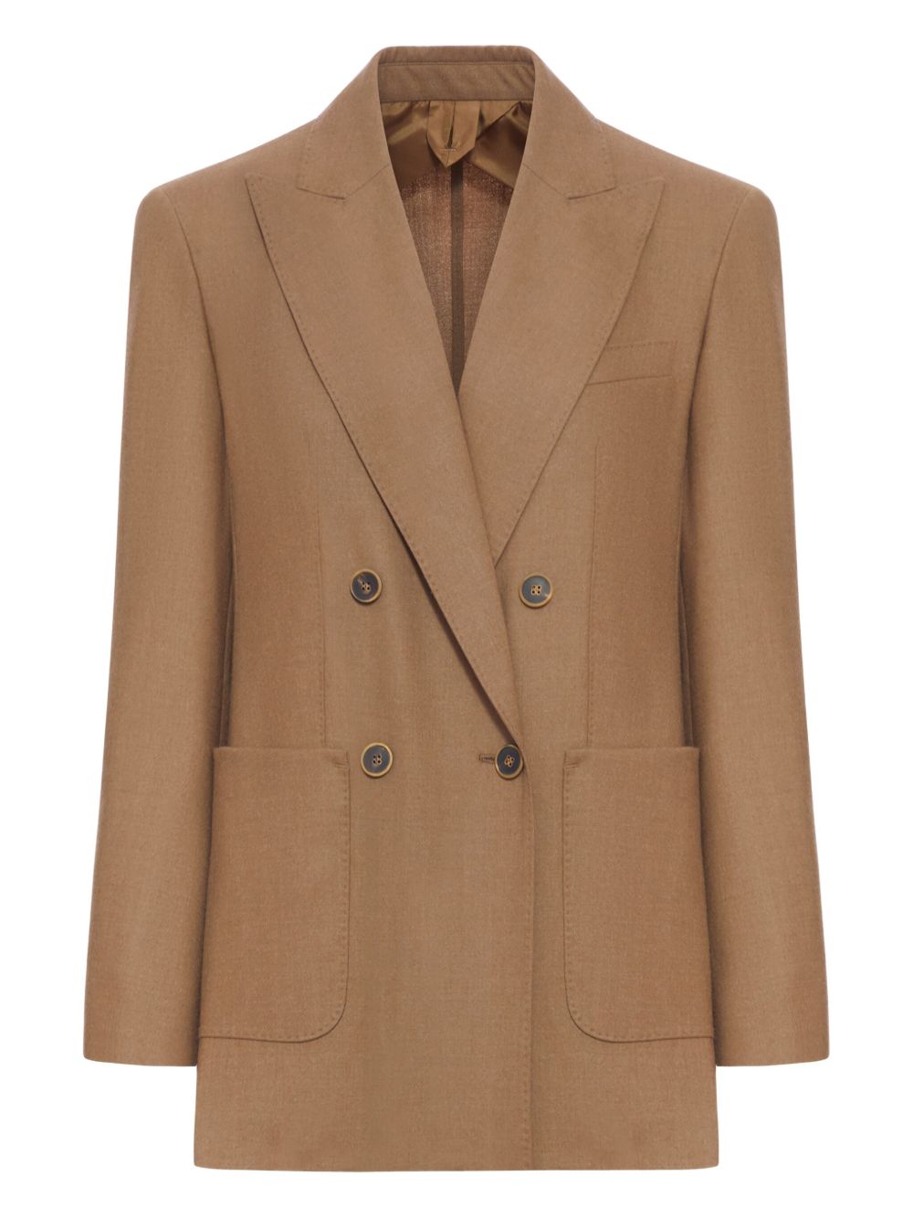 DOUBLE-BREASTED CASHMERE JACKET