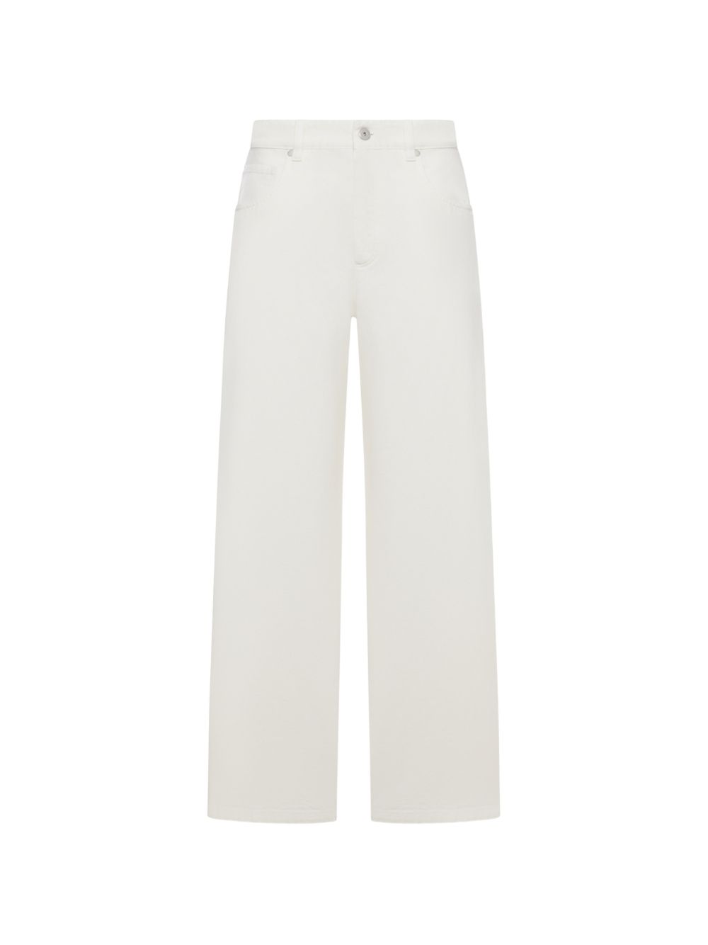 BRUNELLO CUCINELLI · DENIM COTTON WIDE-LEG TROUSERS