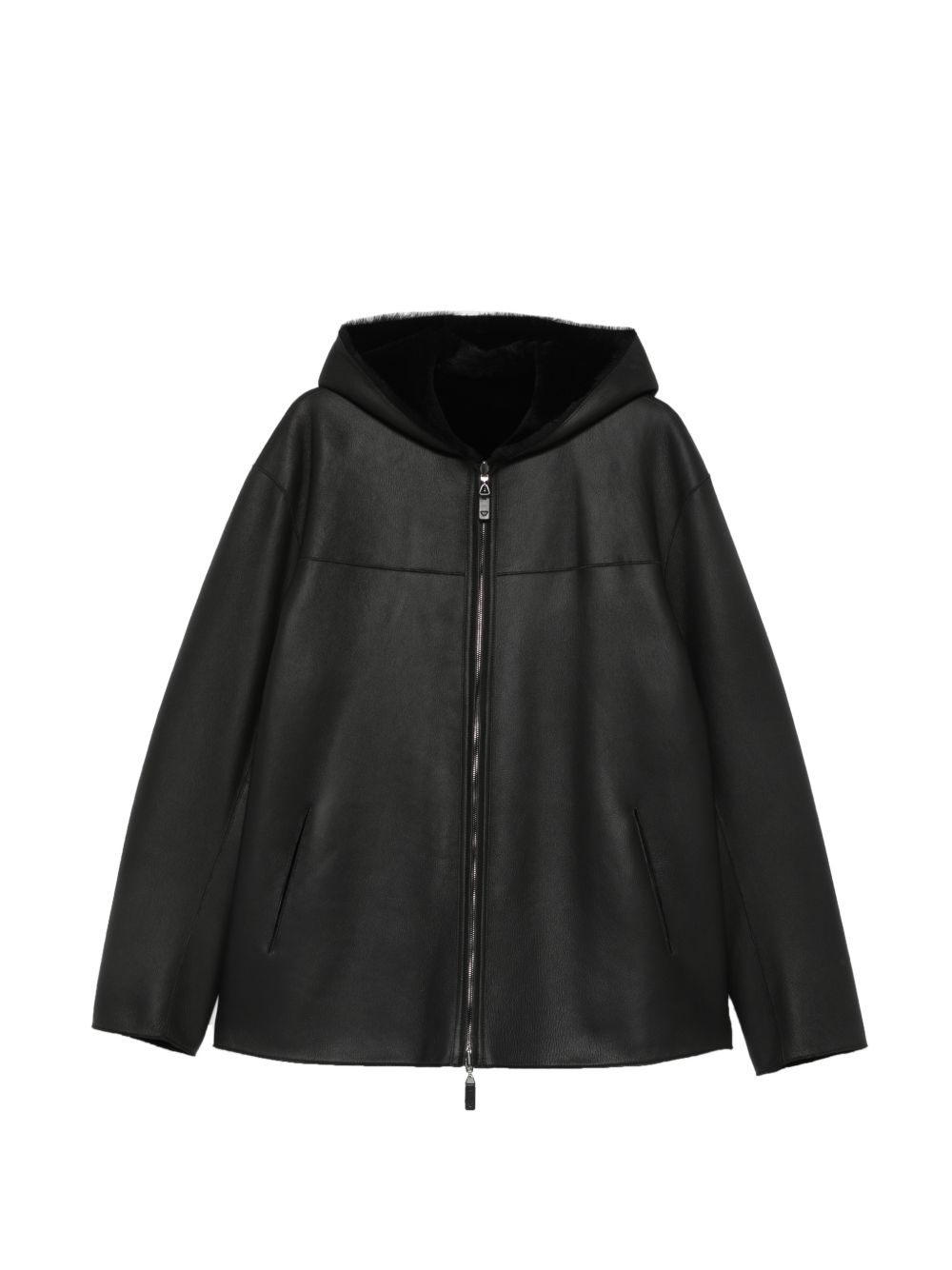 LEATHER BLOUSON JACKET