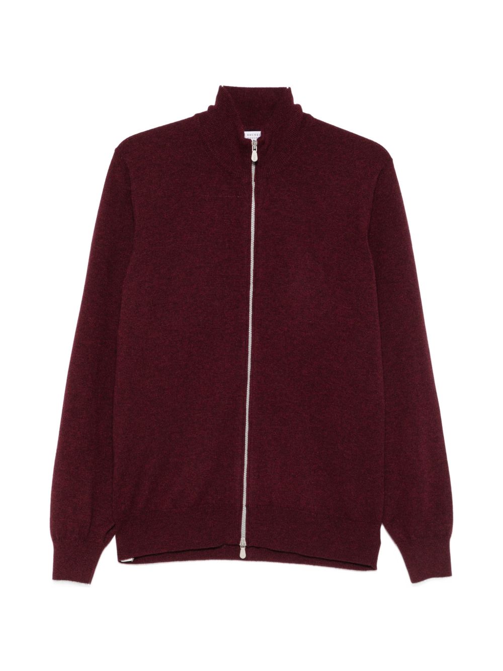 CASHMERE ZIPPED CARDIGAN