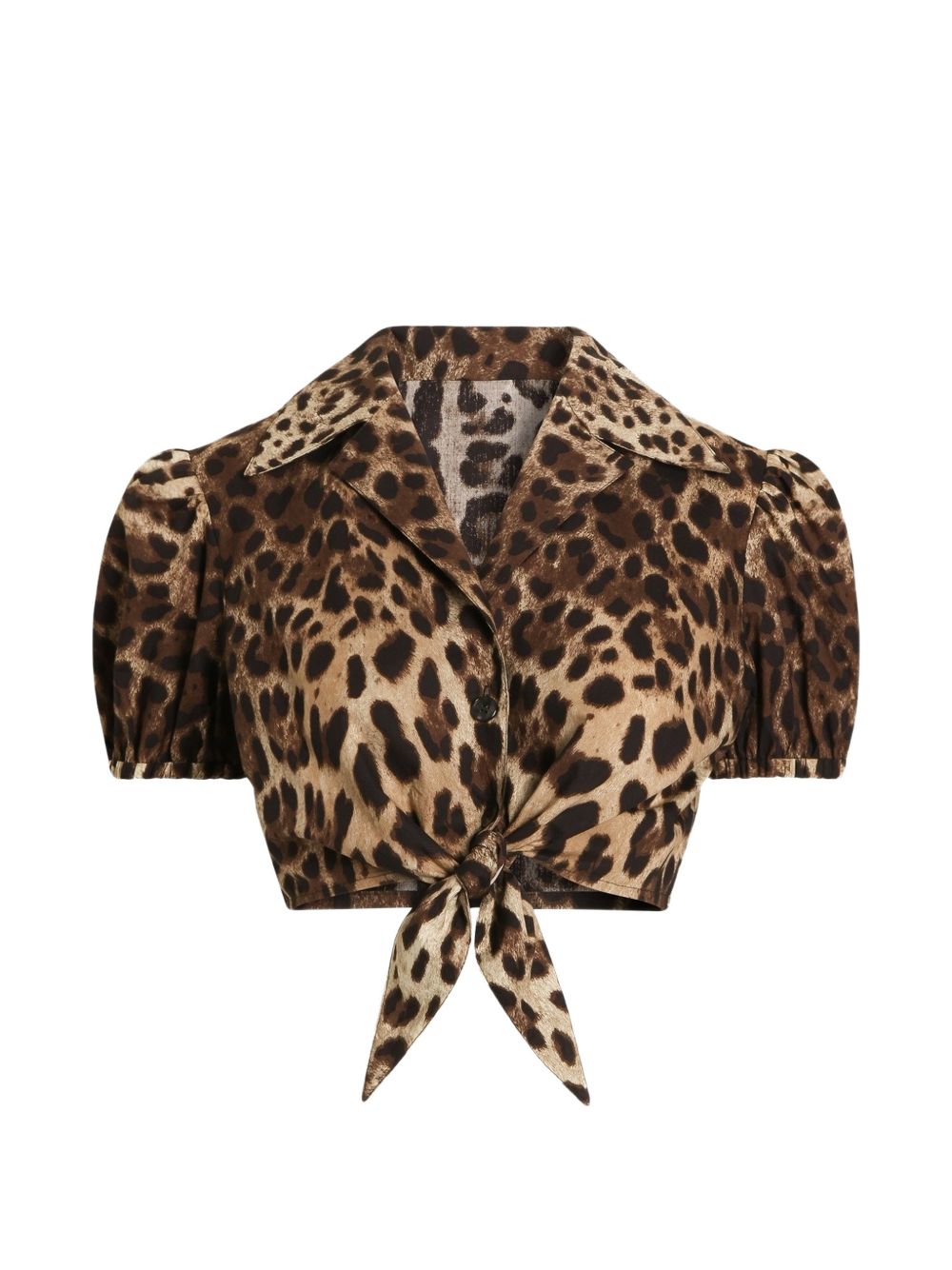 LEO PRINT COTTON SHIRT