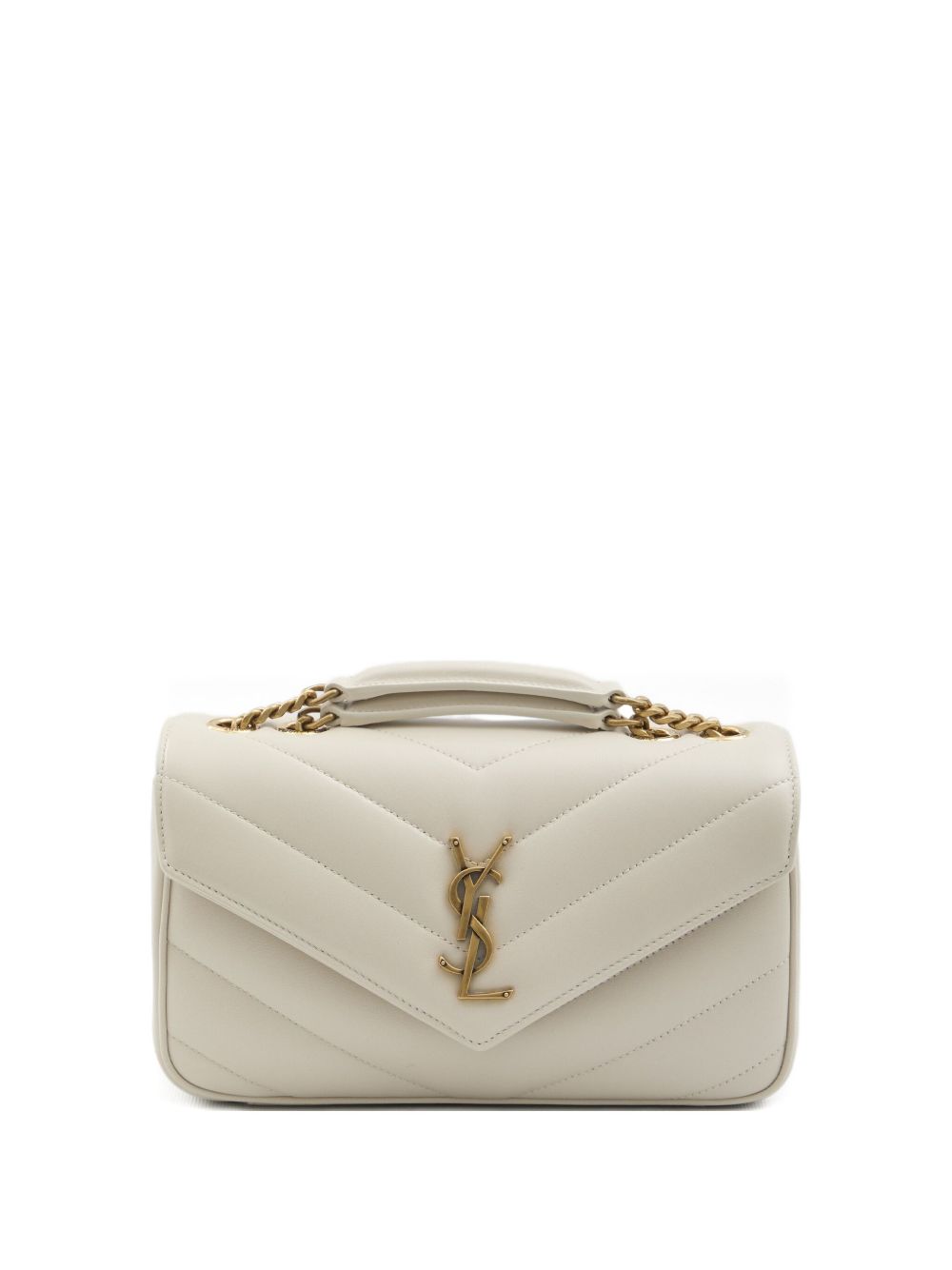 LOULOU SMALL LEATHER SHOULDER BAG