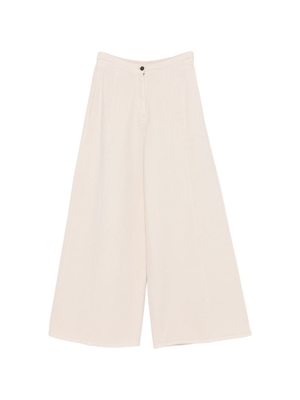 COTTON WIDE-LEG TROUSERS
