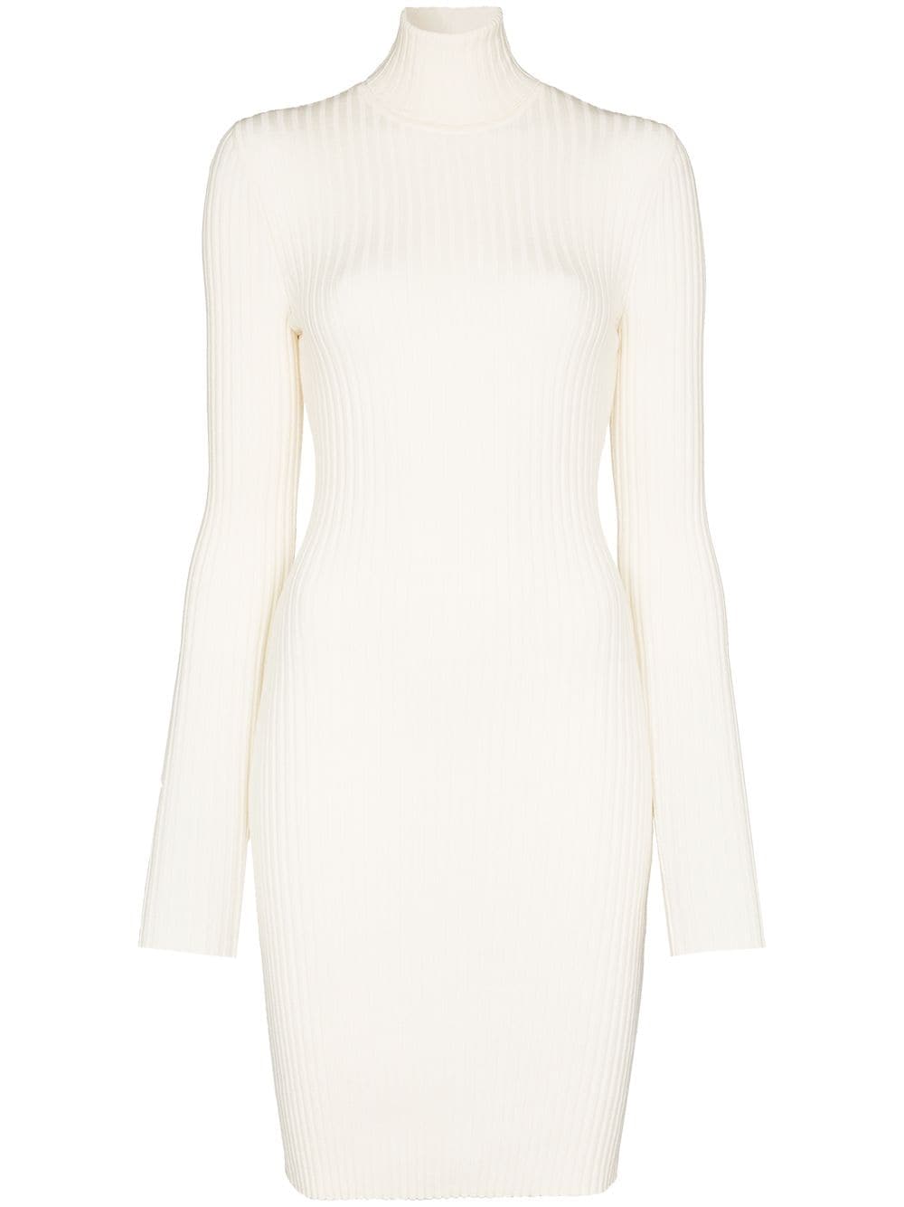 WOOL BLEND SHORT DRESS