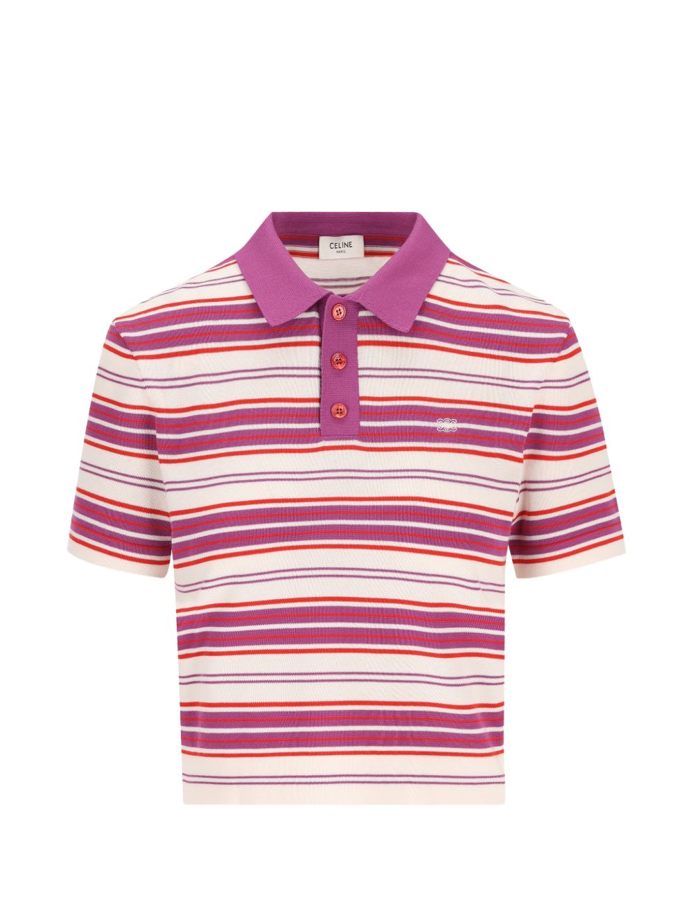 STRIPED COTTON POLO SHIRT