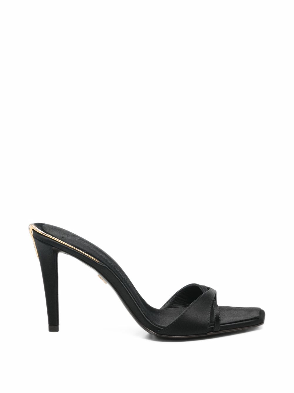 GIUSEPPE ZANOTTI · SATIN HEEL MULES