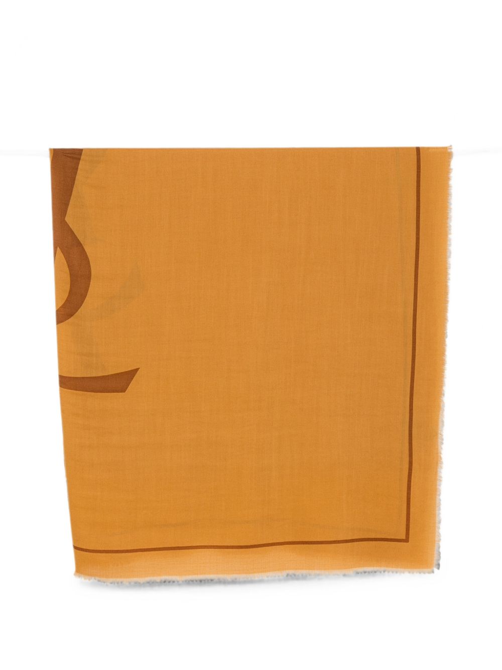 LOGO WOOL FOULARD