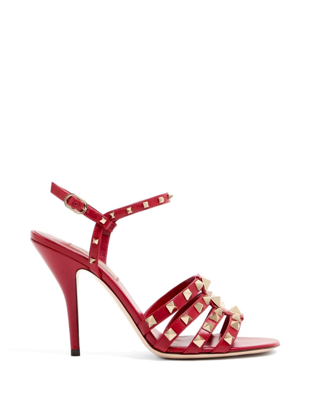 ROCKSTUD LEATHER SANDALS