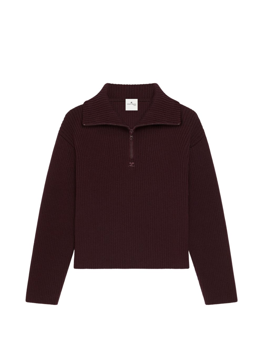RIBBED WOOL SWEATER