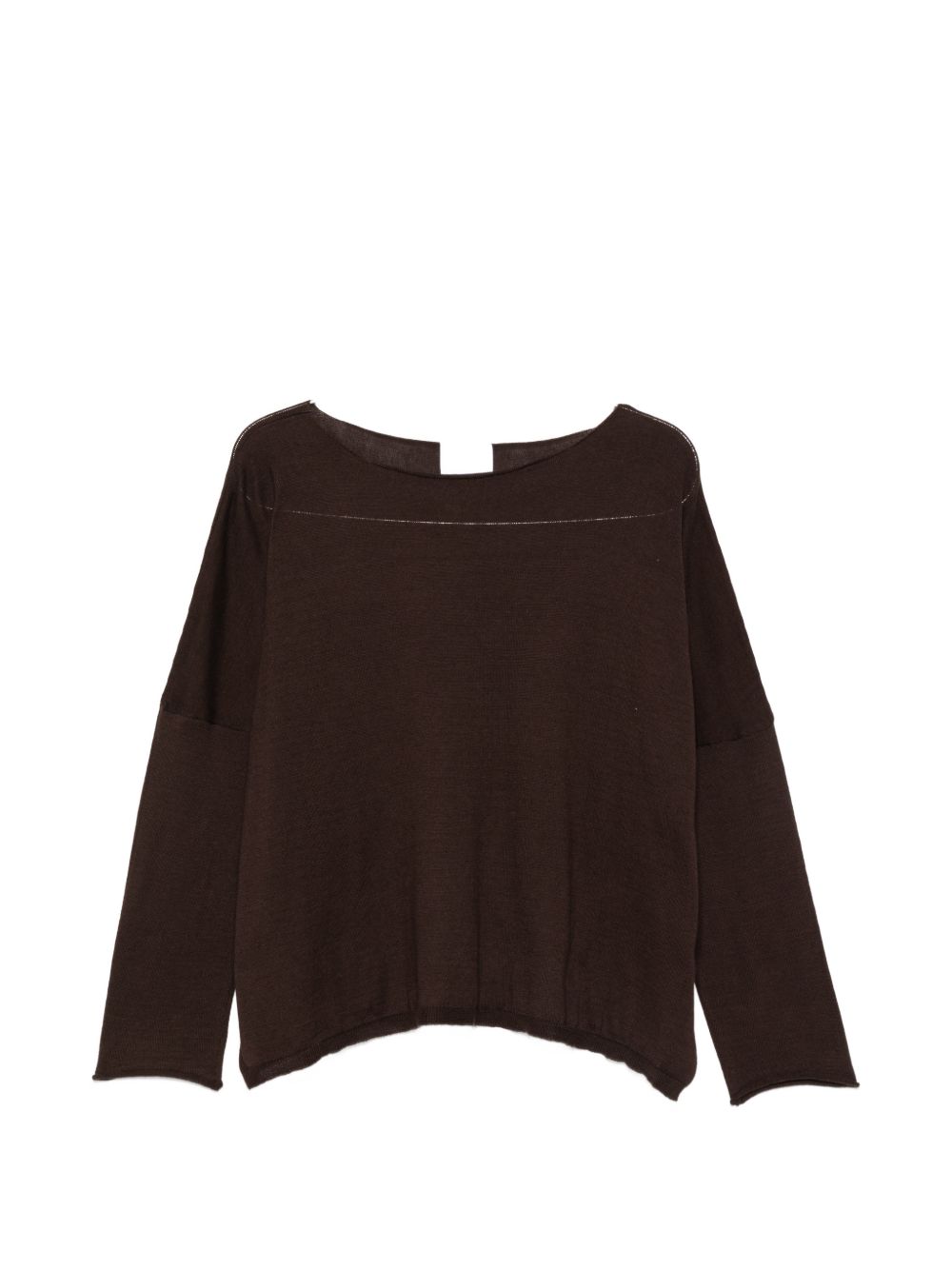 CASHMERE AND COTTON BLEND SWEATER