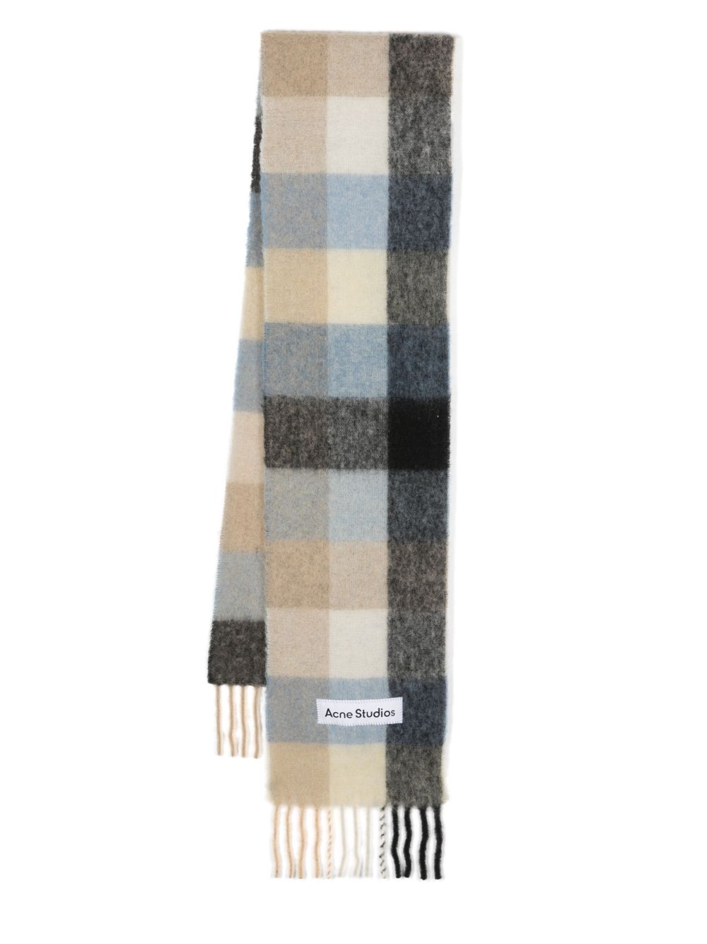 WOOL CHECKED SCAEF