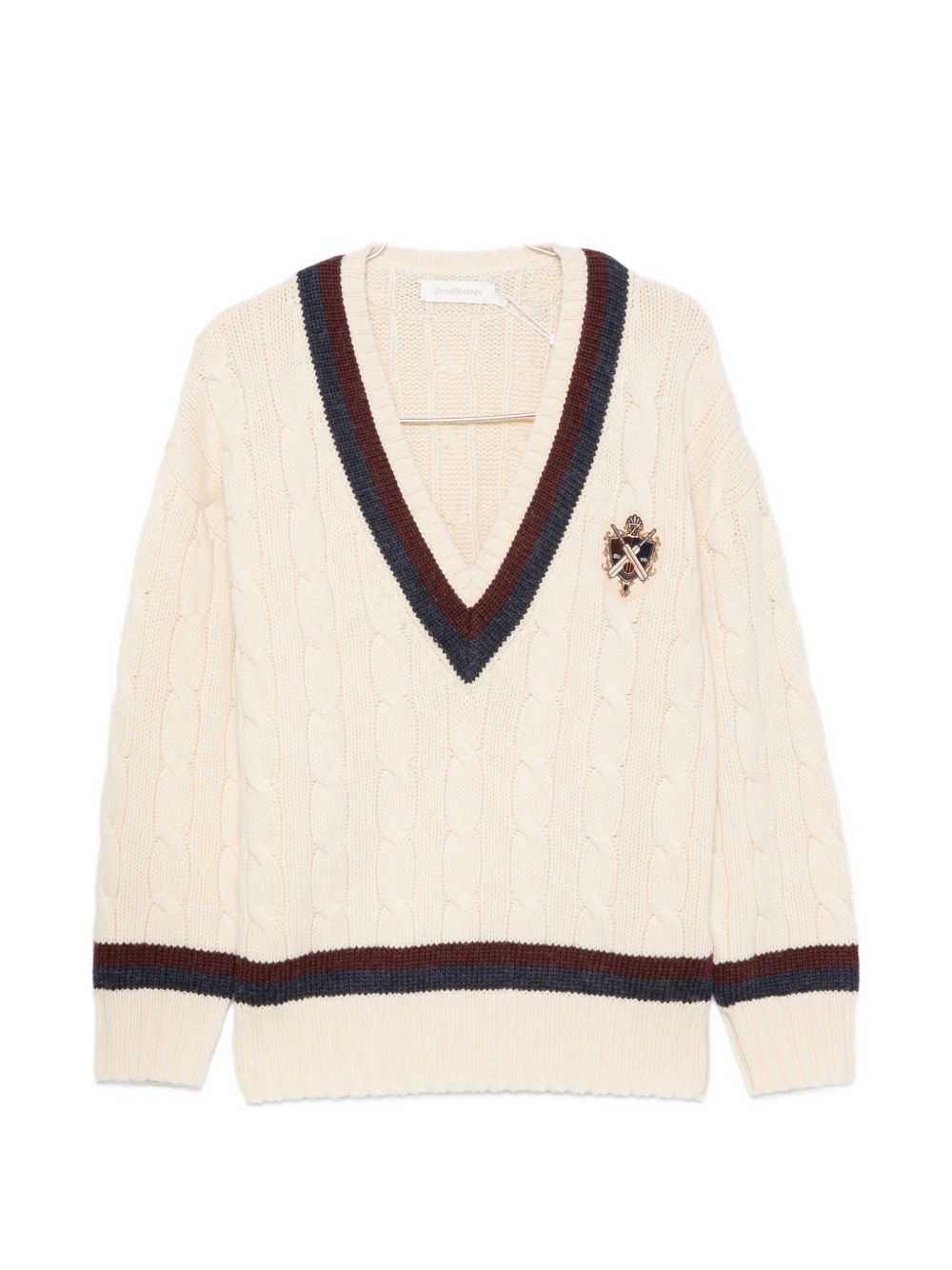 VALIANT WOOL V-NECKED JUMPER