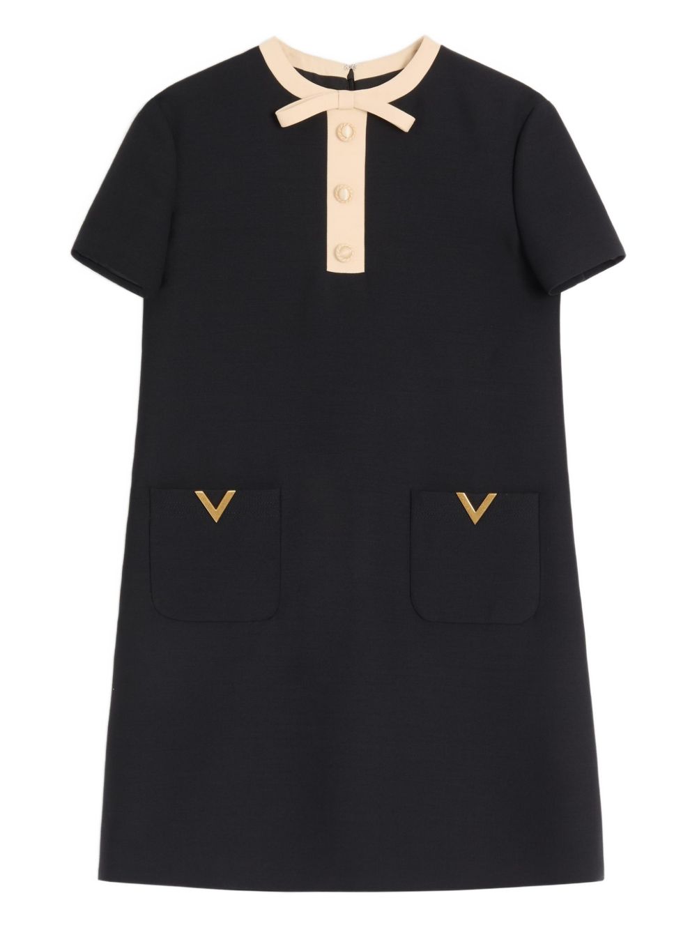 WOOL AND SILK BLEND DRESS