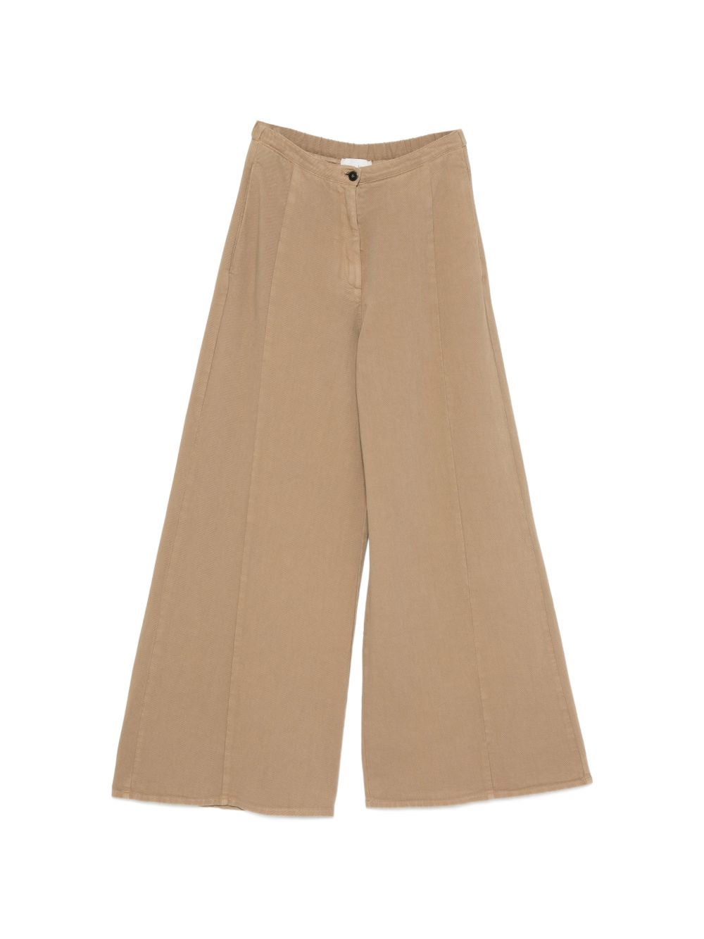 COTTON WIDE-LEG TROUSERS