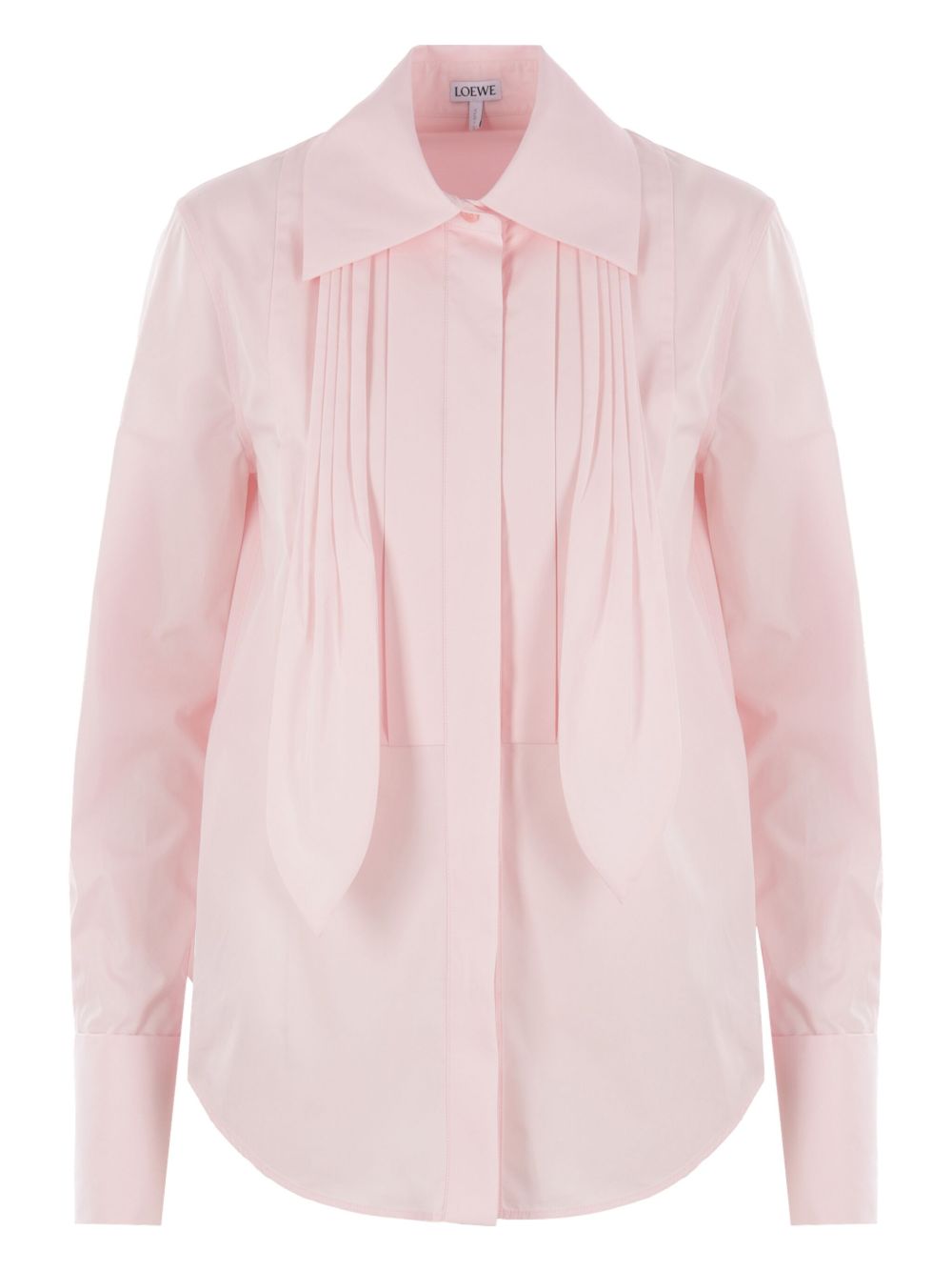DRAPED COTTON SHIRT