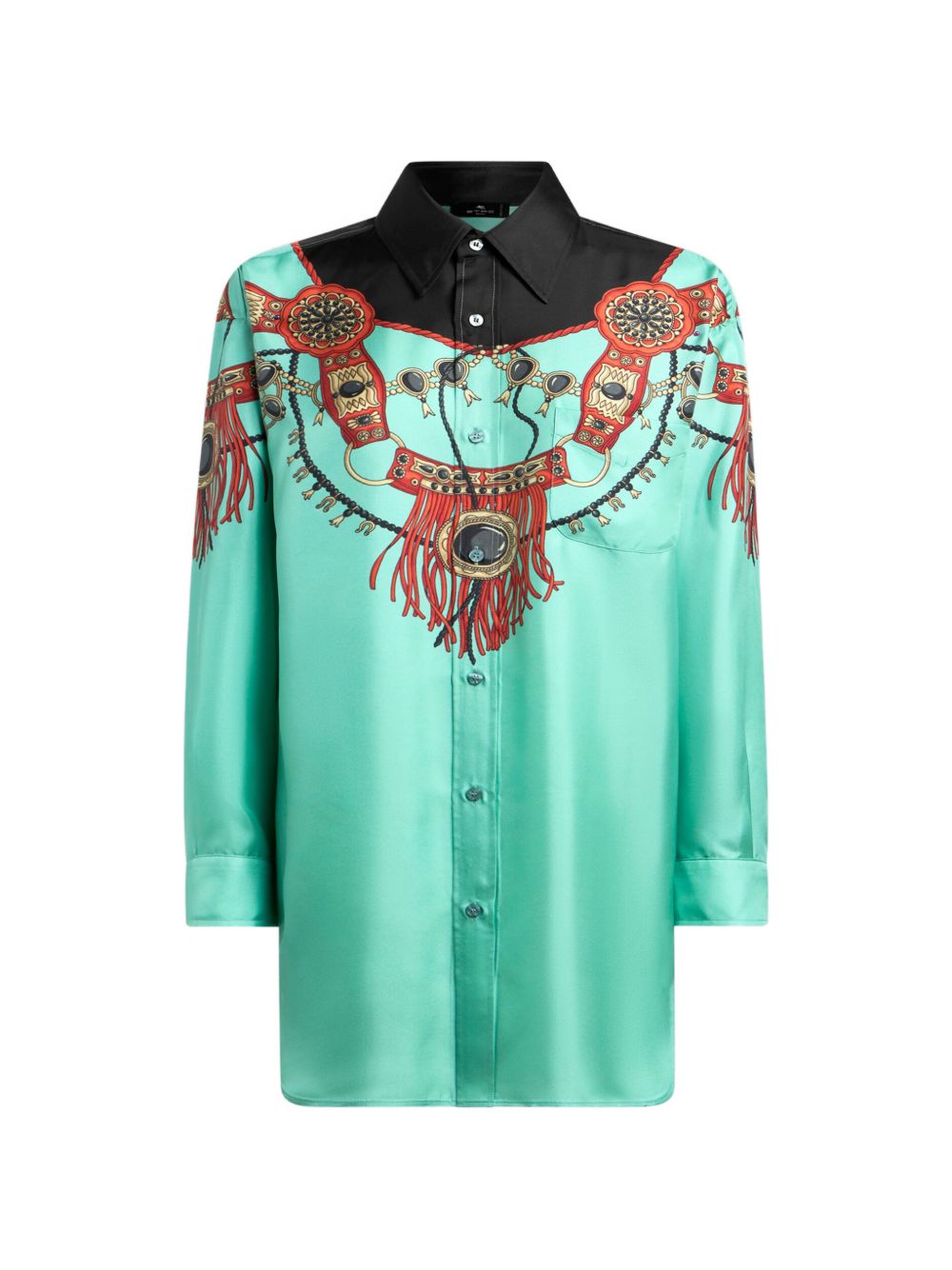 PRINTED SILK SHIRT