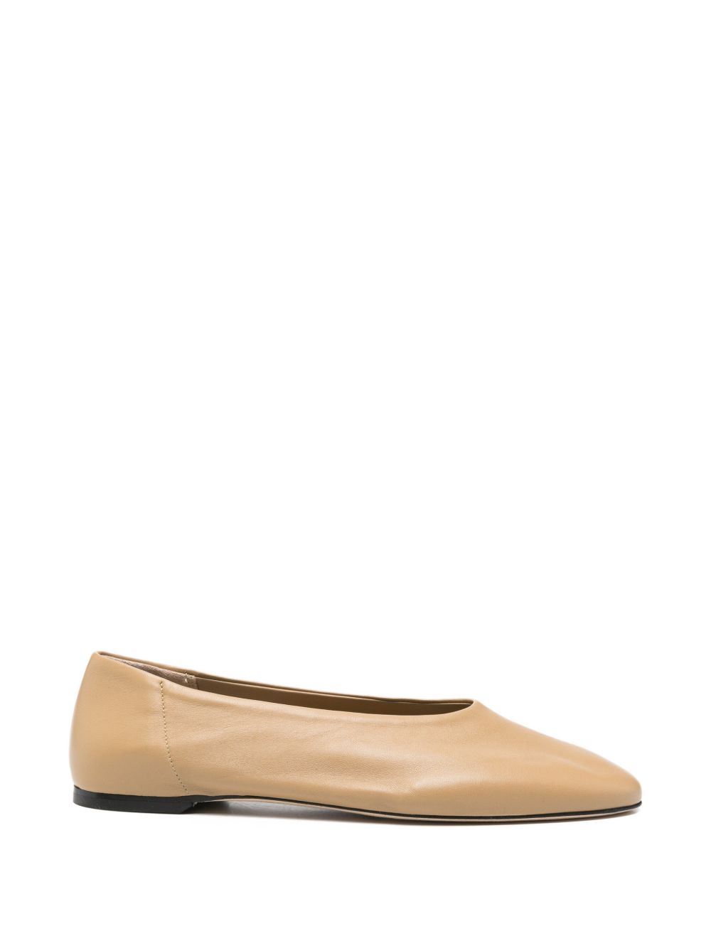 SLIP LEATHER BALLETS