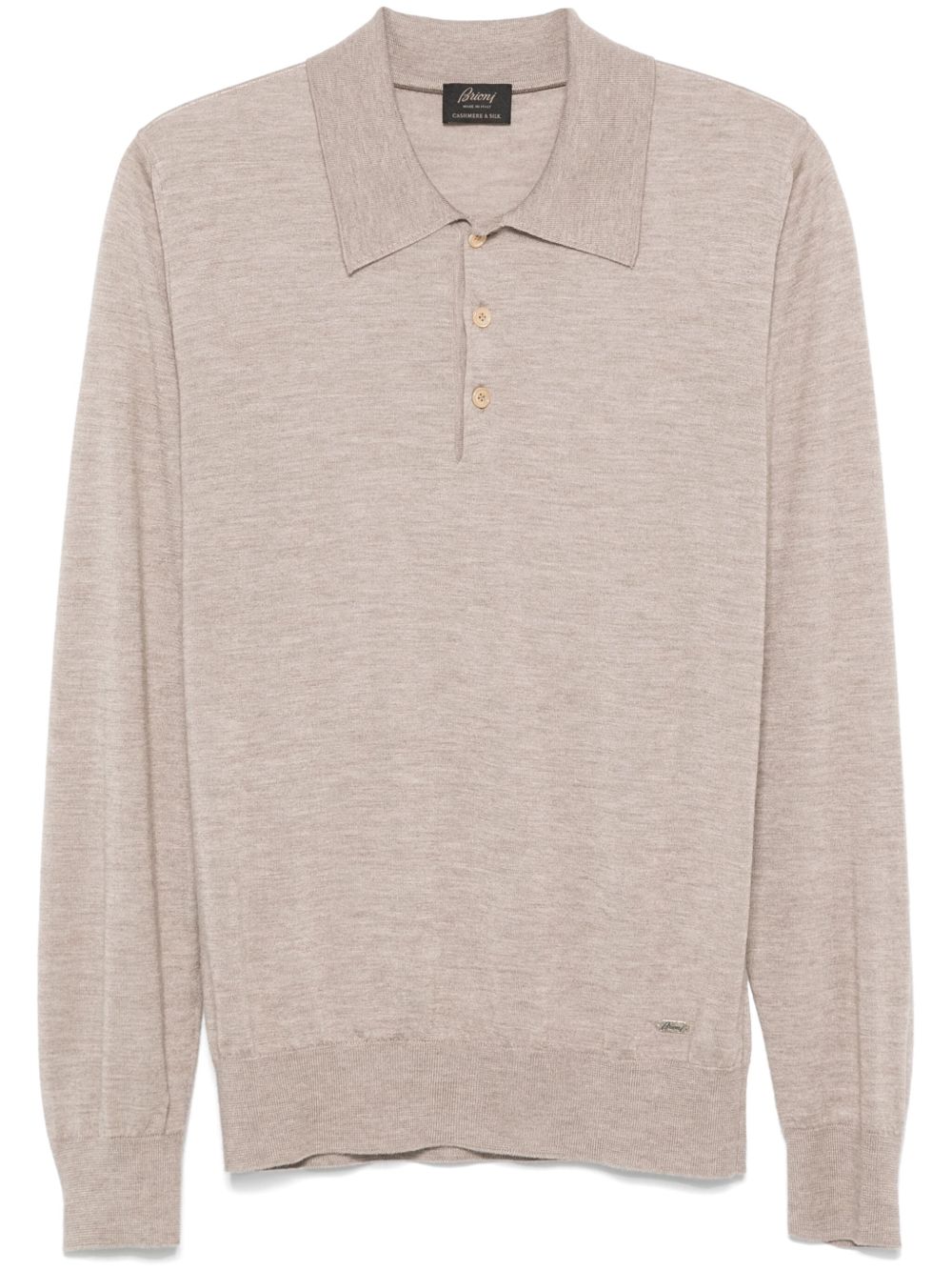 CASHMERE AND SILK POLO SHIRT
