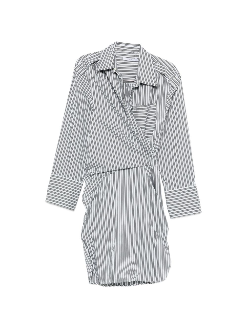 LAZUL STRIPED COTTON DRESS