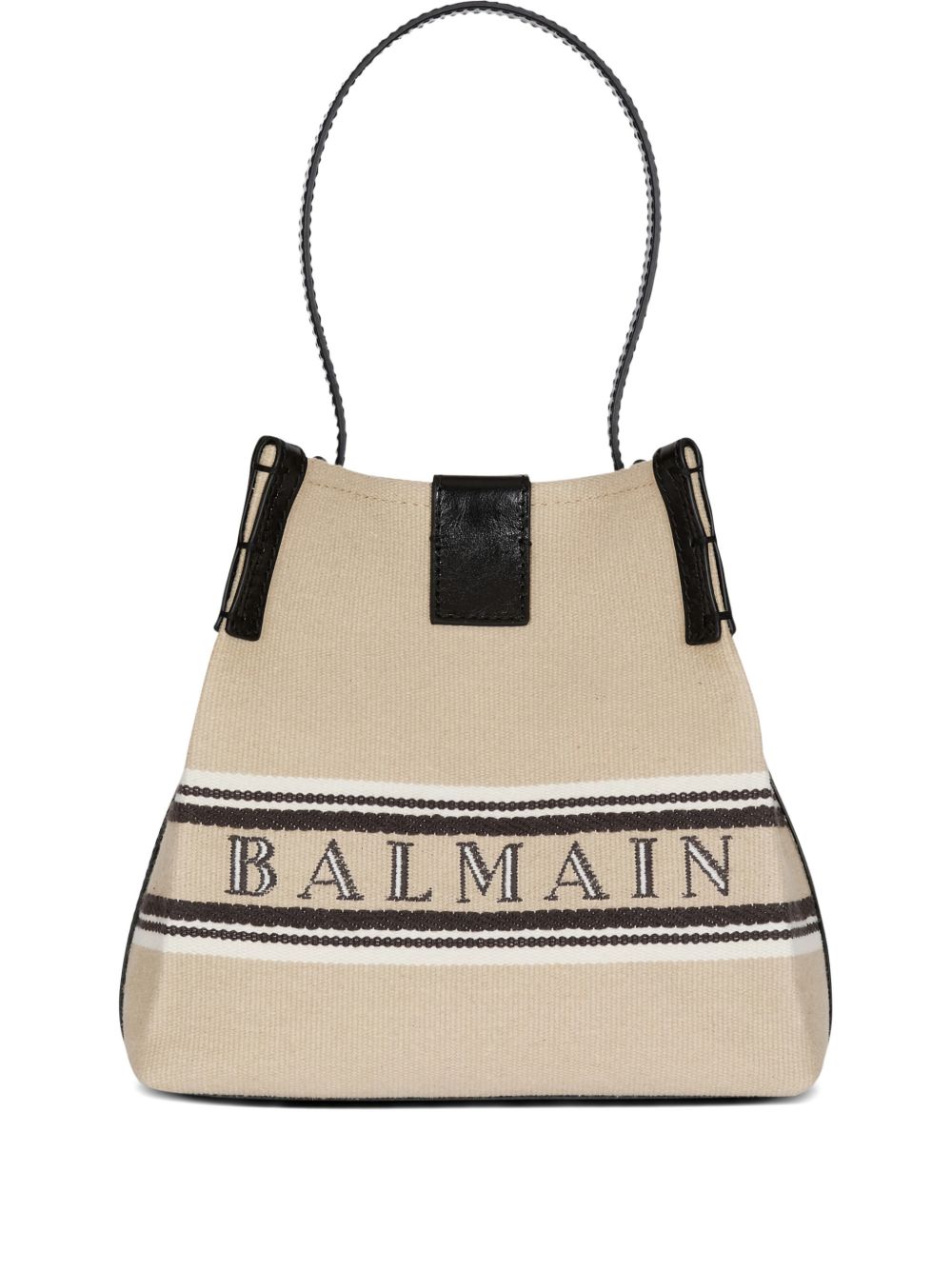 RELEASE CANVAS AND LEATHER BUCKET BAG