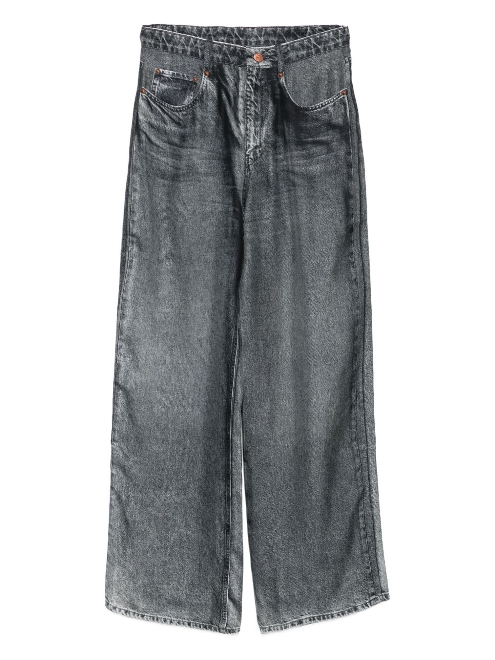 PRINTED SILK TROUSERS