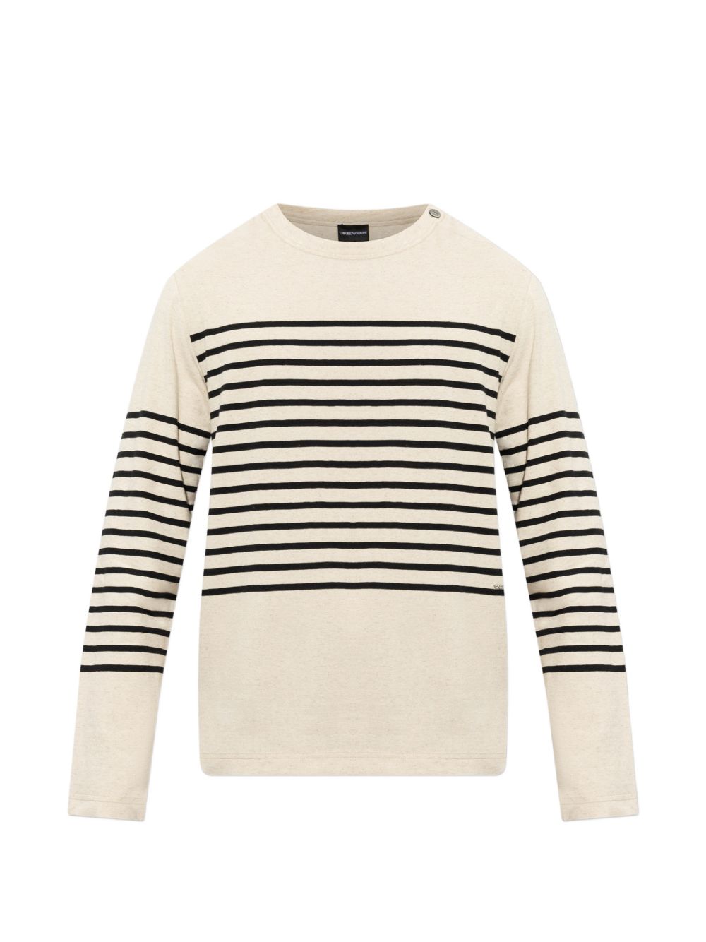 LINEN BLEND STRIPED JUMPER