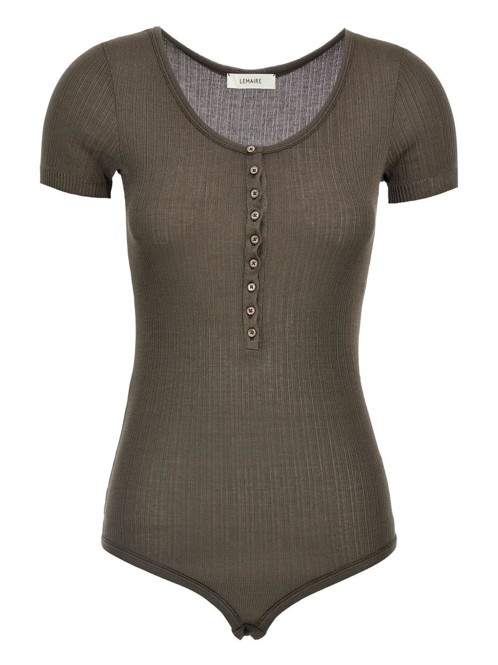 V-NECKED BODY SUIT