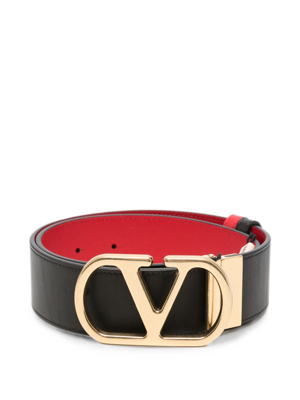 VLOGO SIGNATURE LEATHER BELT