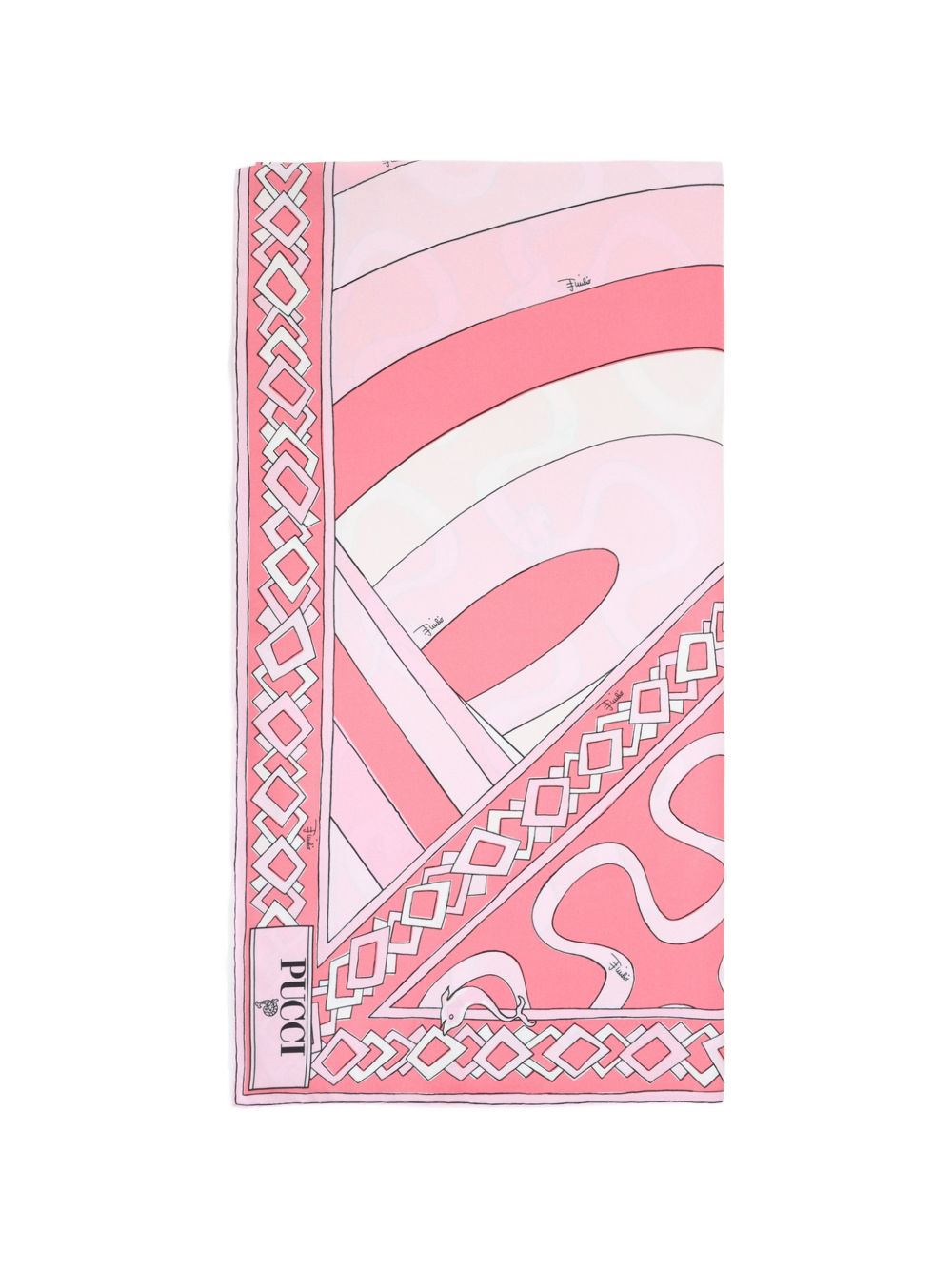 PRINTED SILK FOULARD