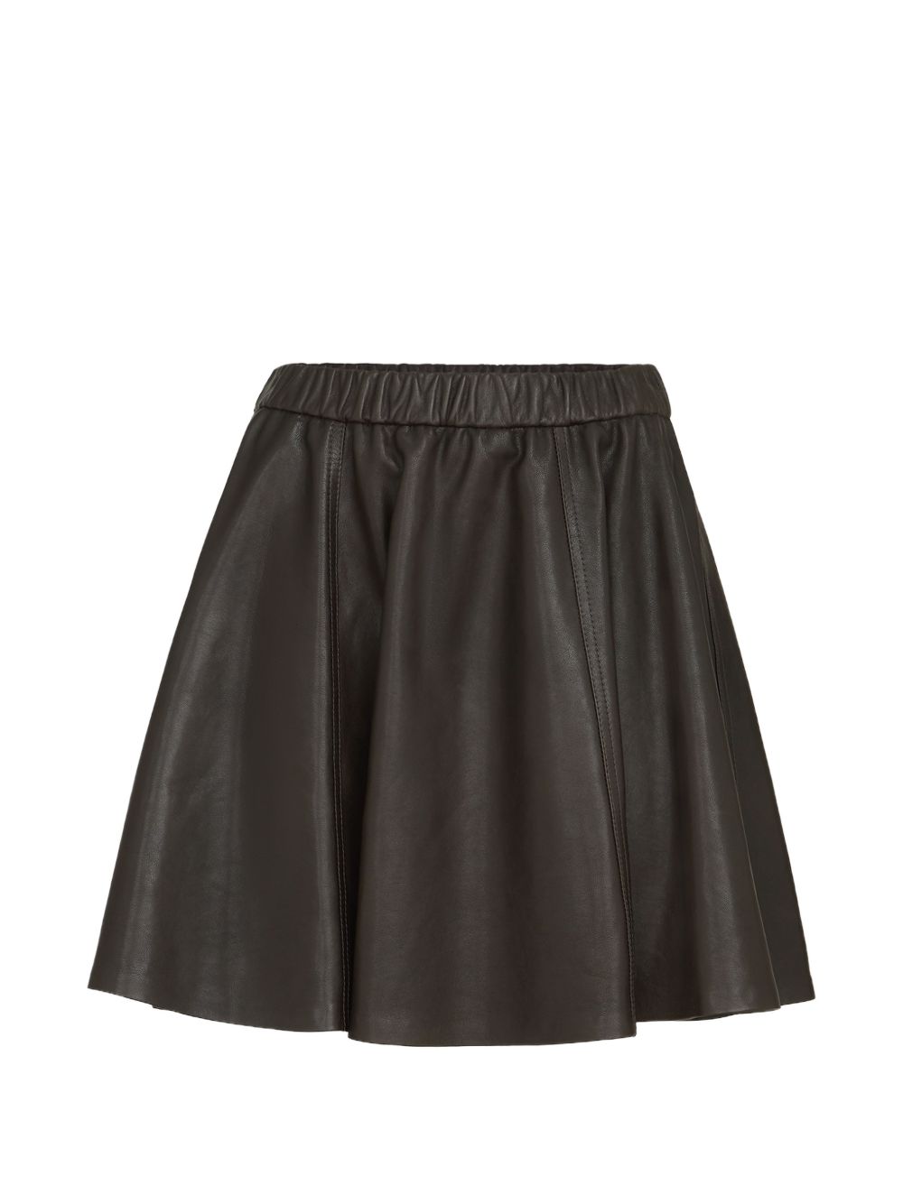 LEATHER MINI SKIRT