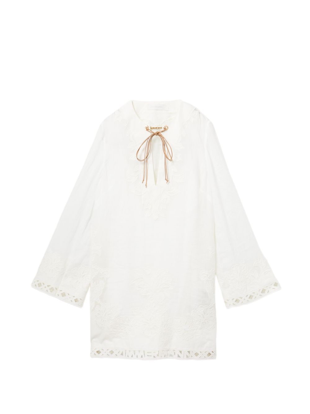 INDRA EMBROIDERD TUNIC DRESS