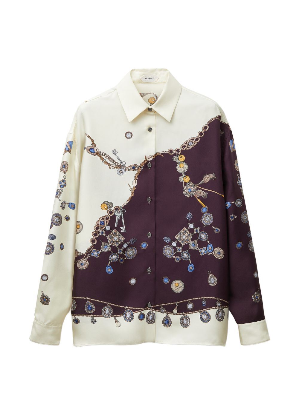 PRINTED SILK SHIRT