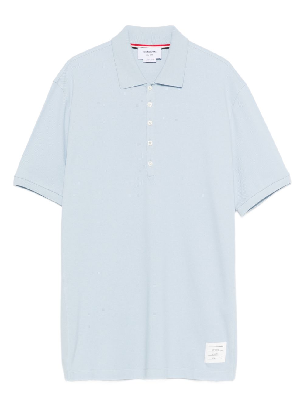 THOM BROWNE · COTTON POLO SHIRT