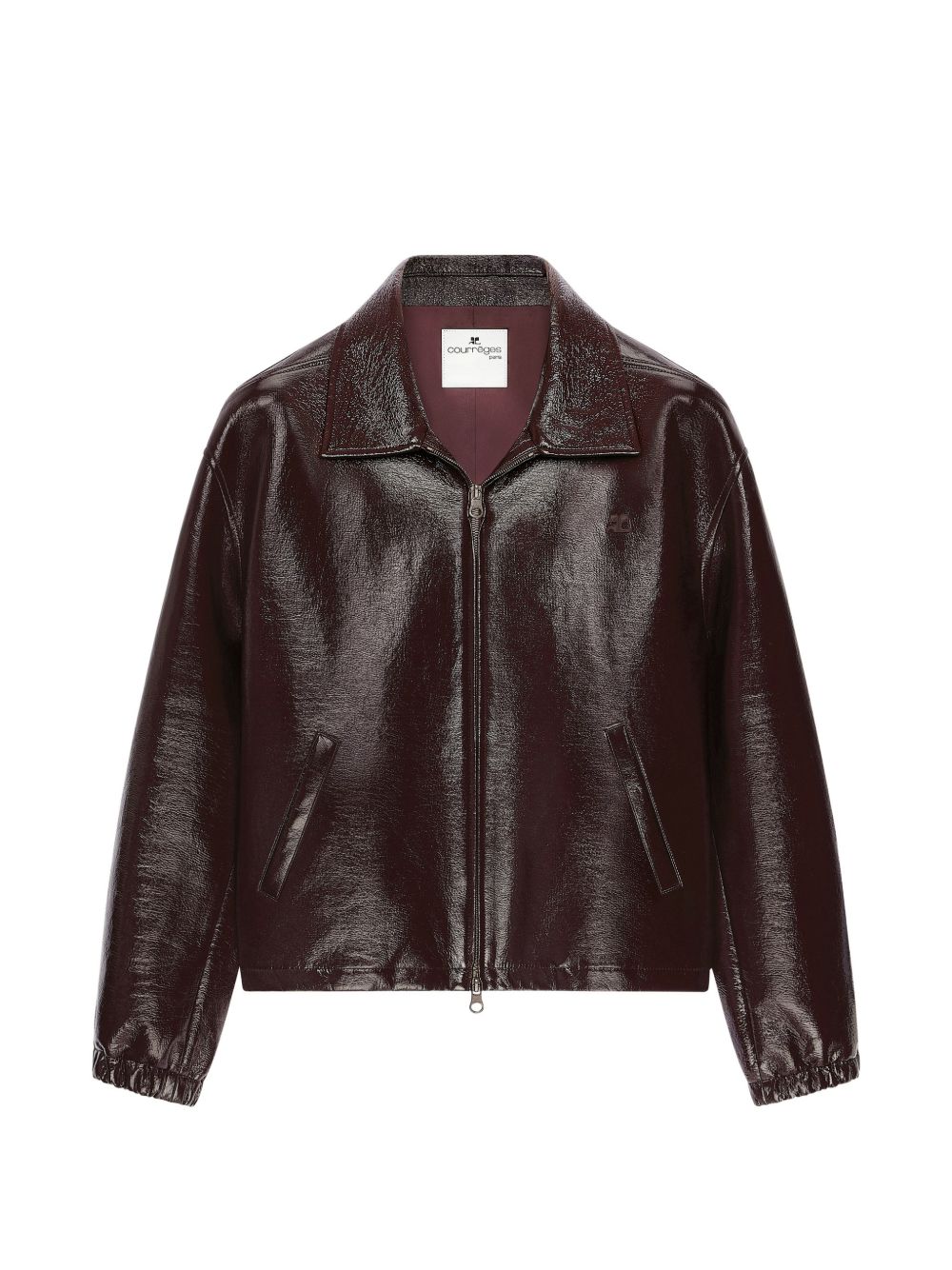 VINYL BOMBER JACKET