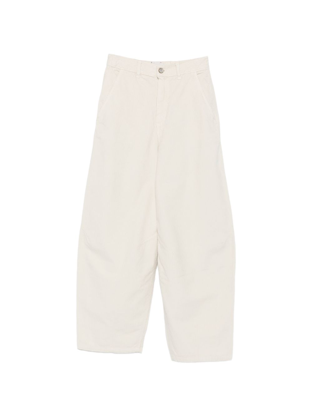VELVET BARREL TROUSERS