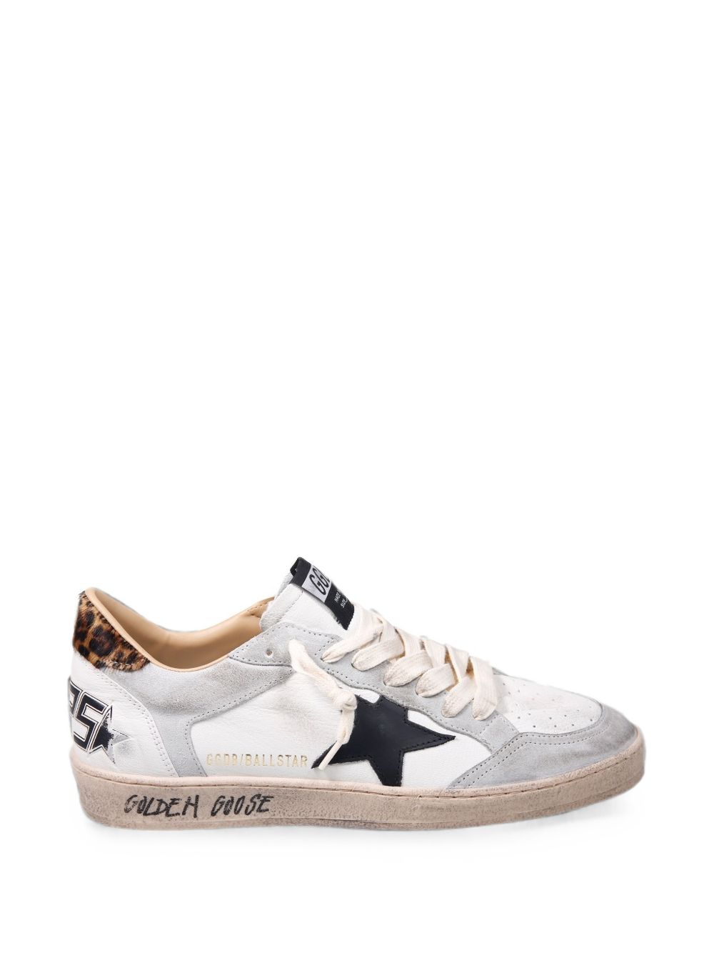 BALL STAR LEATHER SNEAKERS