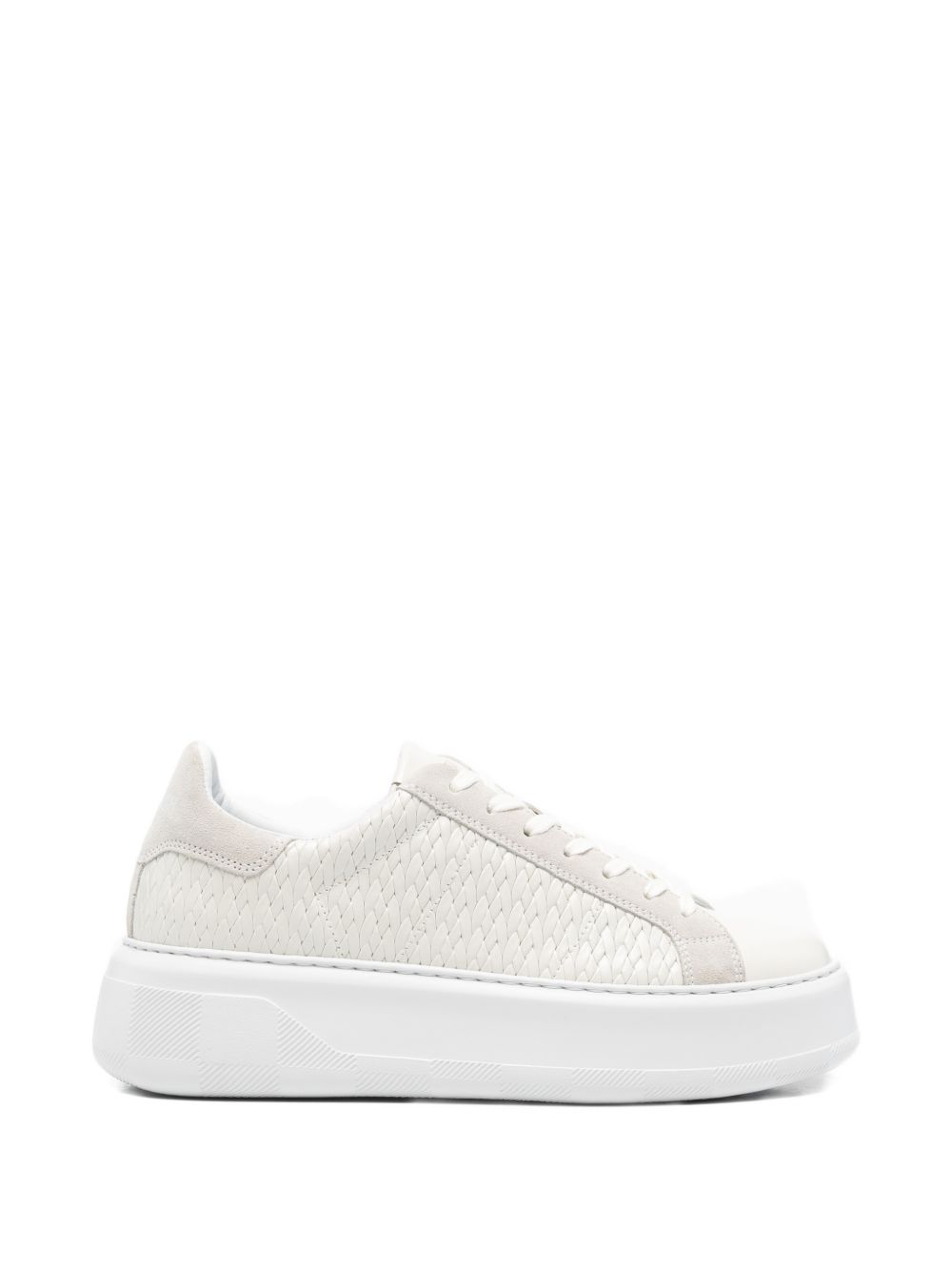 CHUNKY COURT LEATHER SNEAKERS