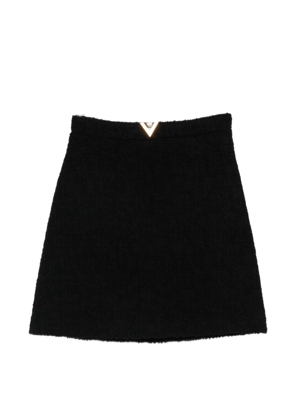 VLOGO SIGNATURE WOOL SKIRT