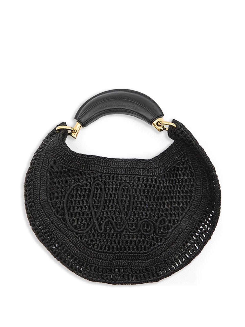 SUMMER BANANA RAFIA HOBO BAG