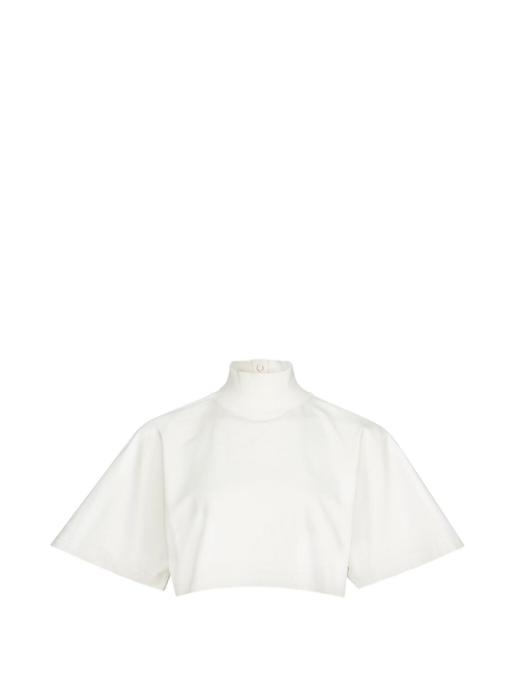COTTON HIGH-NECK TOP