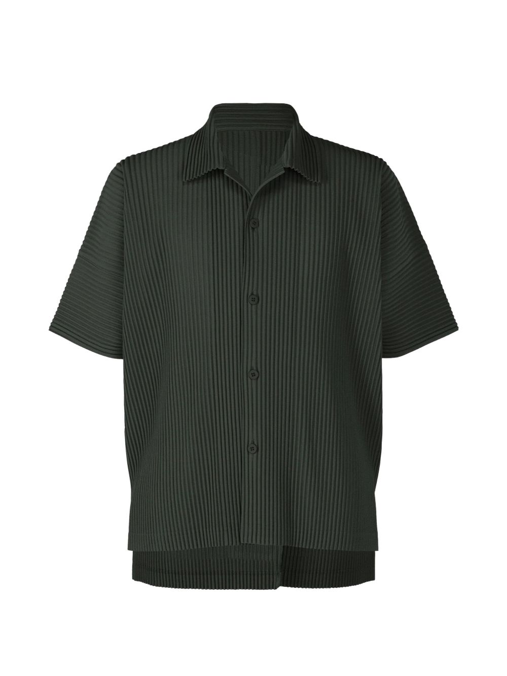 PLEATED POLO SHIRT