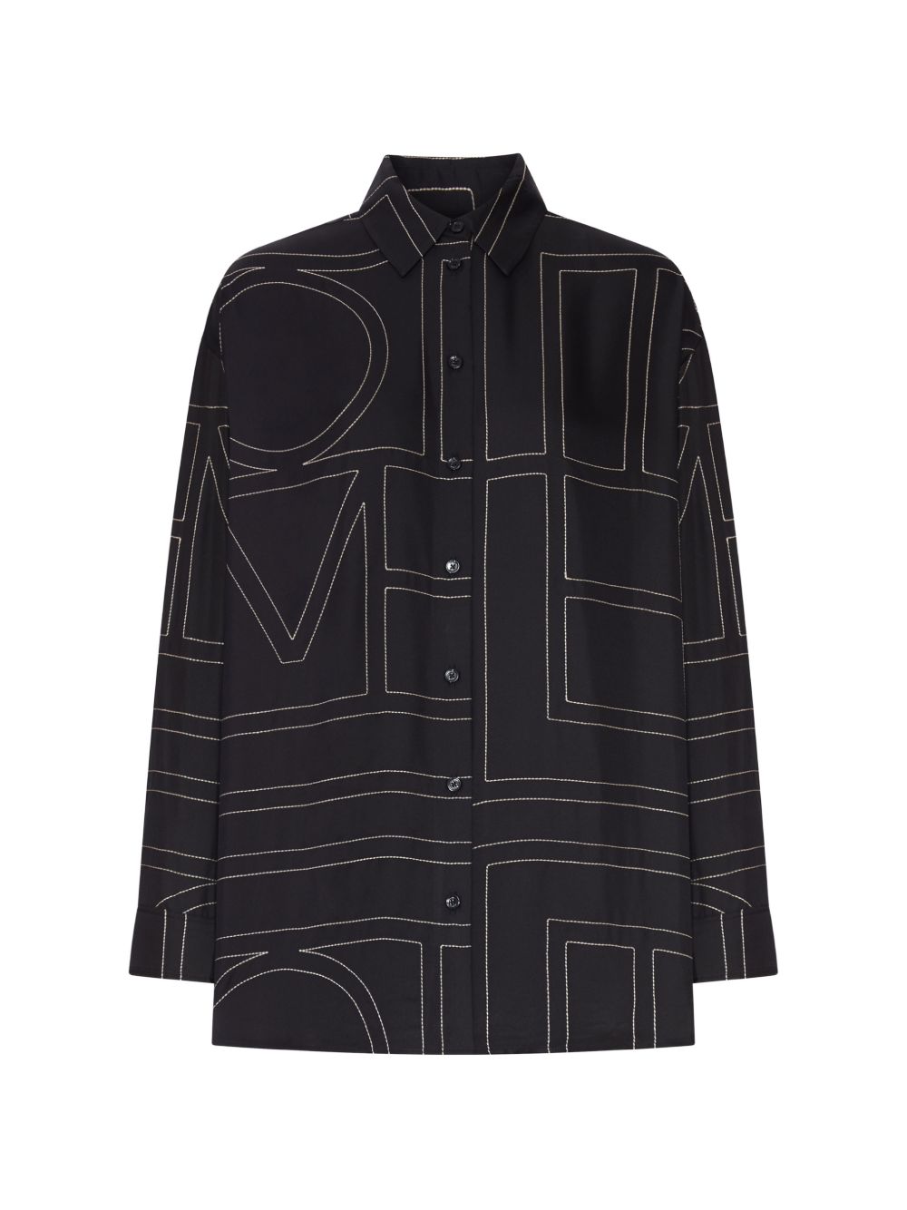 EMBROIDERED SILK SHIRT