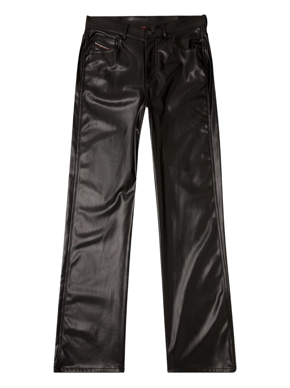 FAUX-LEATHER TROUSERS