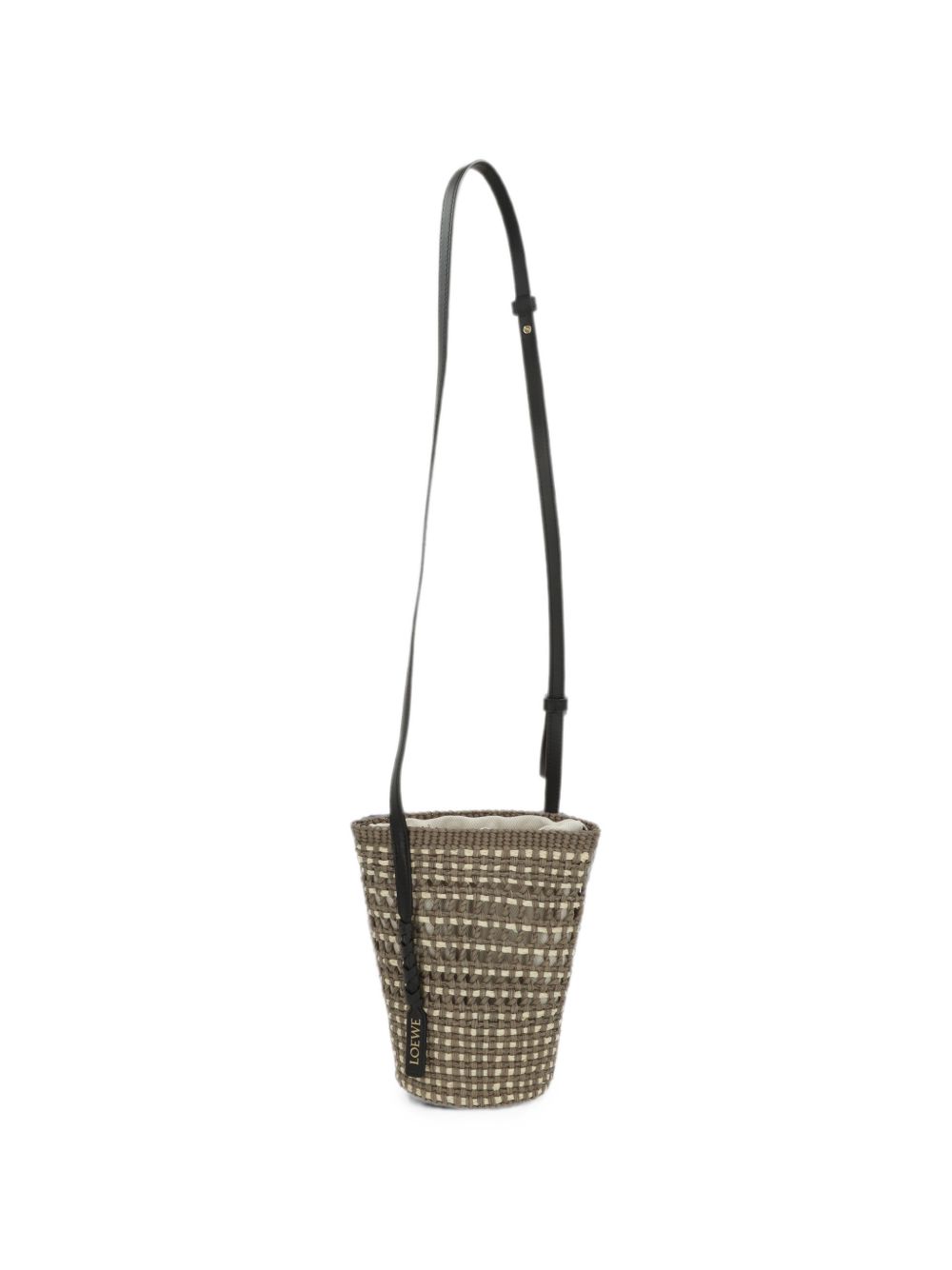 BRAID RAFIA BUCKET BAG