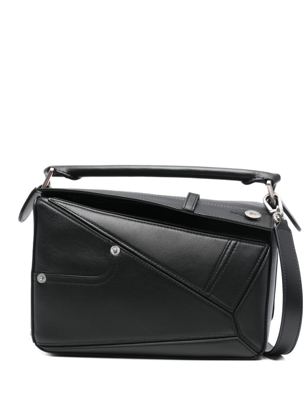 PUZZLE PANTA SMALL LEATHER SHOULDER BAG