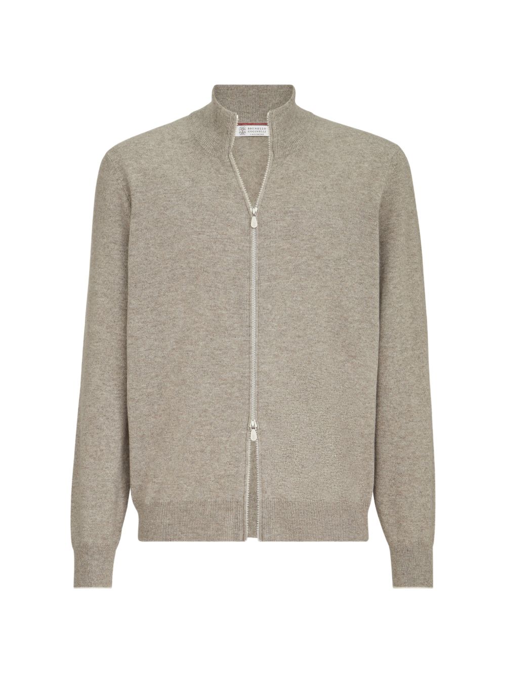 CASHMERE ZIPPED CARDIGAN